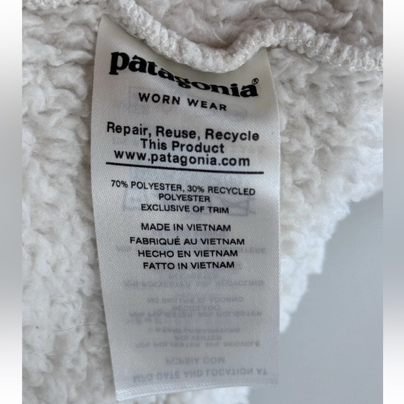 Patagonia Los Gatos Zip Fleece Sherpa Sweater Women’s Size Small - Picture 7 of 7